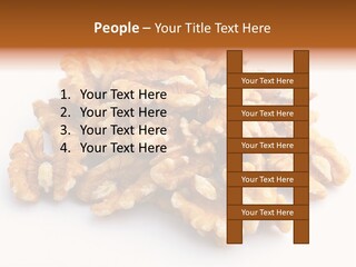 Macro White Fruit PowerPoint Template