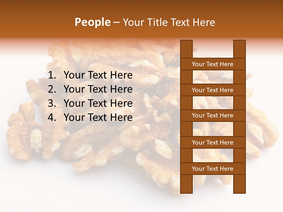 Macro White Fruit PowerPoint Template