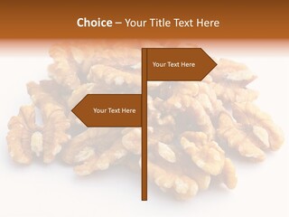 Macro White Fruit PowerPoint Template