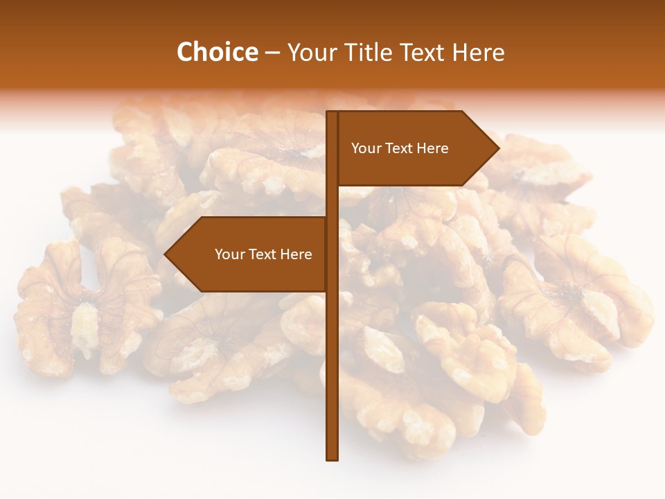 Macro White Fruit PowerPoint Template