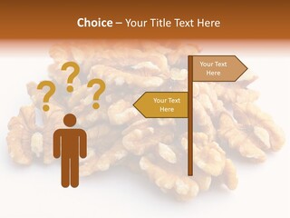 Macro White Fruit PowerPoint Template