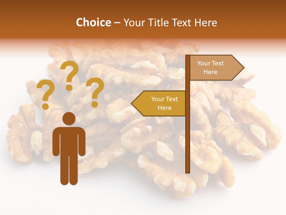 Macro White Fruit PowerPoint Template