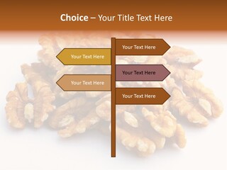 Macro White Fruit PowerPoint Template