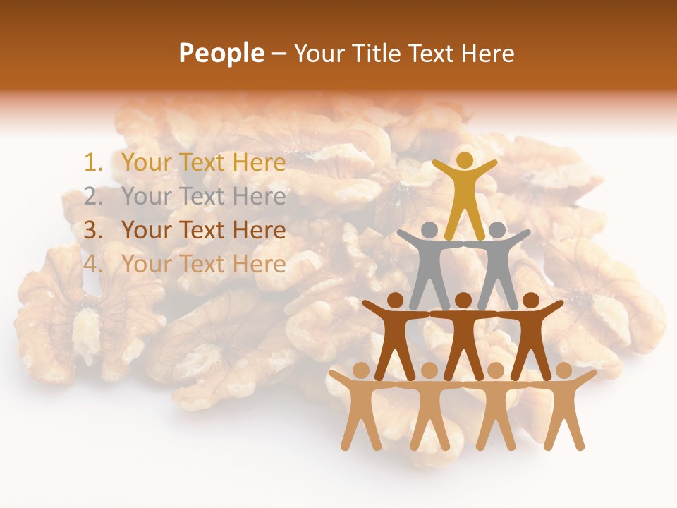 Macro White Fruit PowerPoint Template