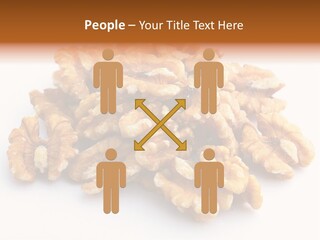 Macro White Fruit PowerPoint Template