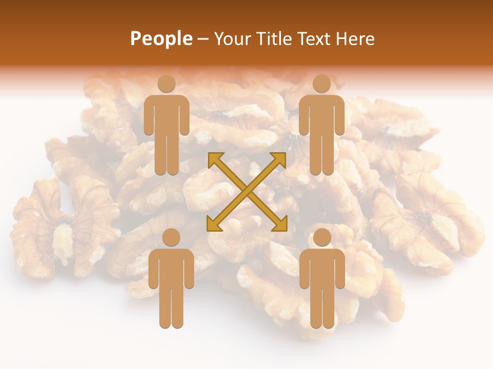 Macro White Fruit PowerPoint Template