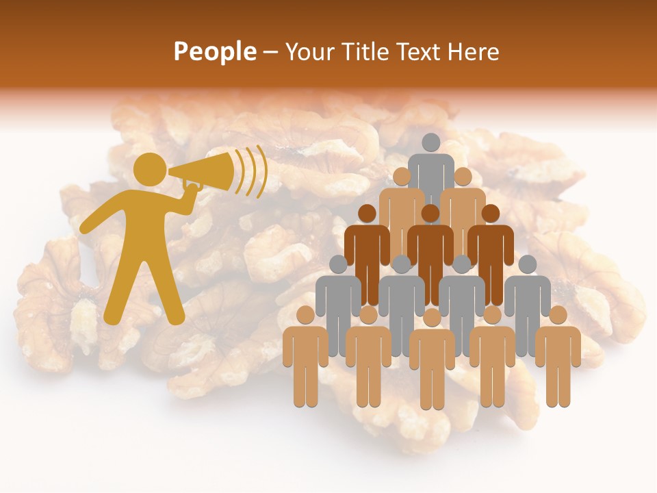 Macro White Fruit PowerPoint Template