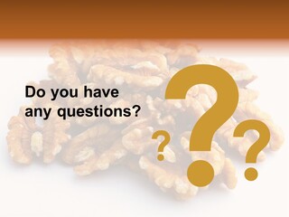 Macro White Fruit PowerPoint Template