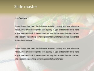 Brown Bowl Menu PowerPoint Template