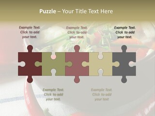 Brown Bowl Menu PowerPoint Template