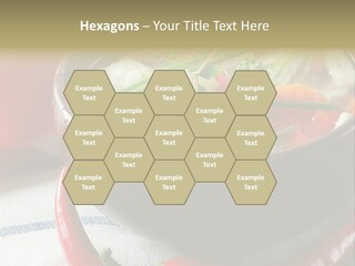 Brown Bowl Menu PowerPoint Template