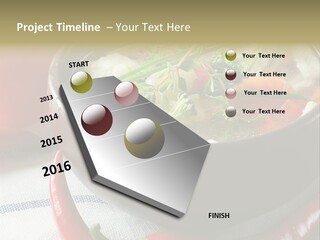 Brown Bowl Menu PowerPoint Template