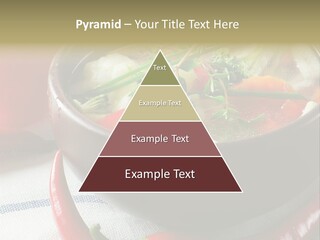 Brown Bowl Menu PowerPoint Template