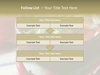 Brown Bowl Menu PowerPoint Template