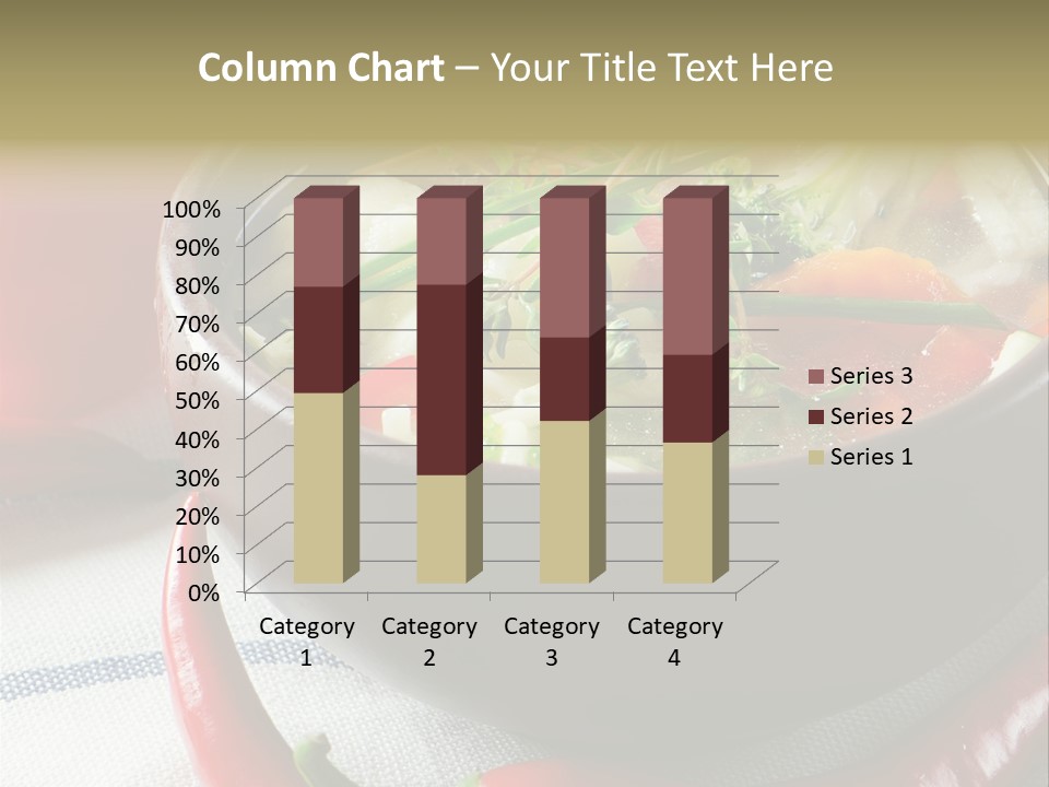 Brown Bowl Menu PowerPoint Template