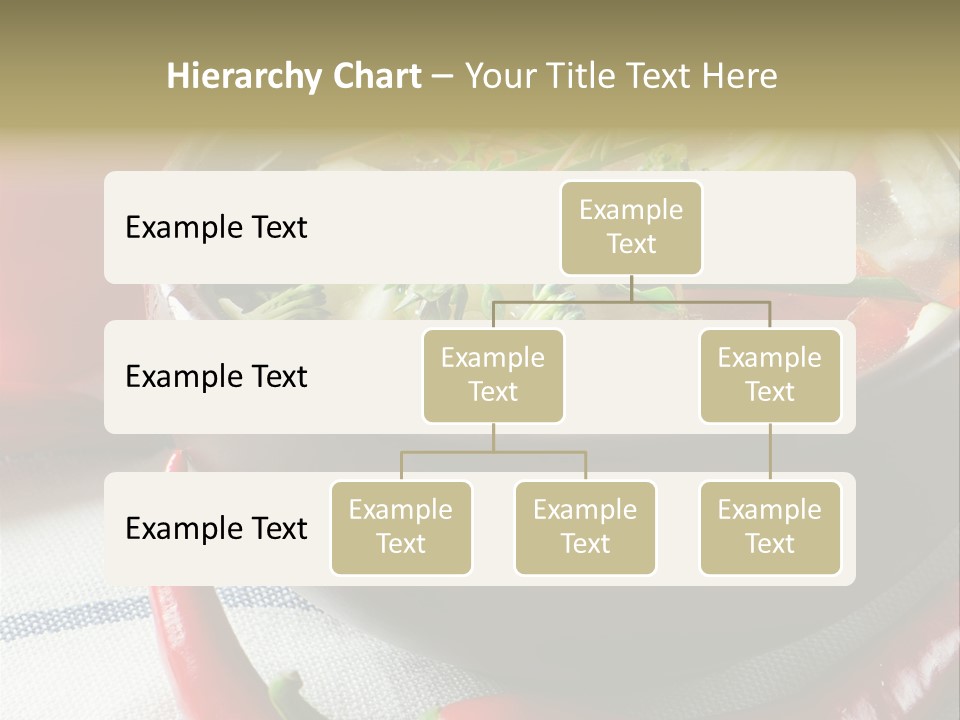Brown Bowl Menu PowerPoint Template