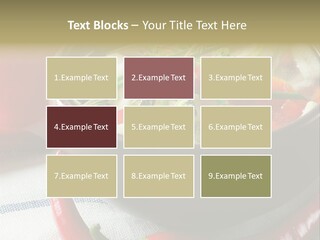 Brown Bowl Menu PowerPoint Template