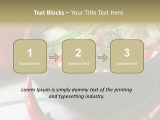 Brown Bowl Menu PowerPoint Template