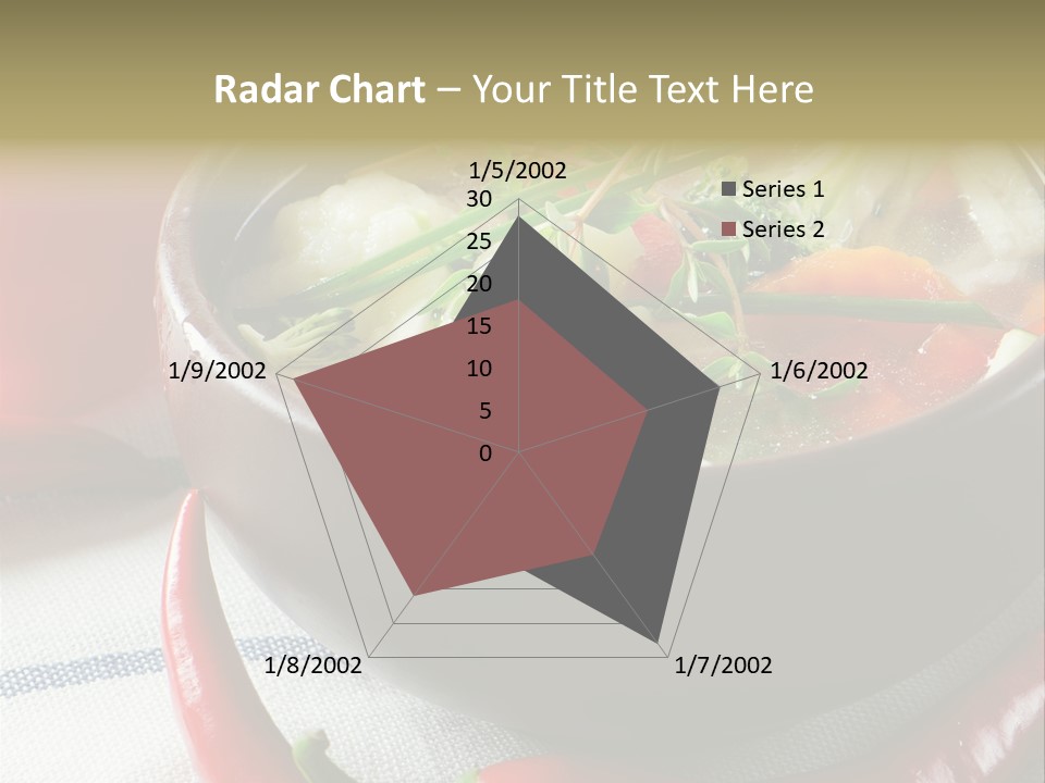 Brown Bowl Menu PowerPoint Template