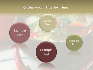 Brown Bowl Menu PowerPoint Template