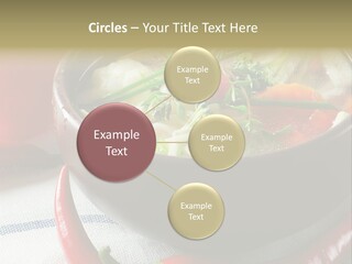 Brown Bowl Menu PowerPoint Template