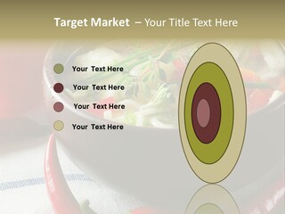 Brown Bowl Menu PowerPoint Template