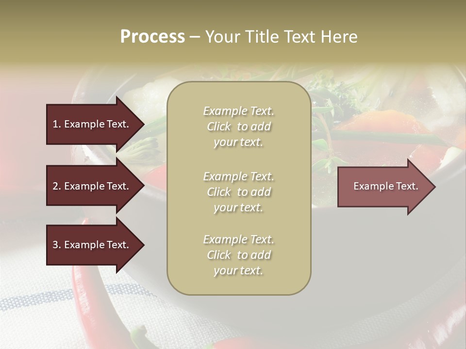Brown Bowl Menu PowerPoint Template