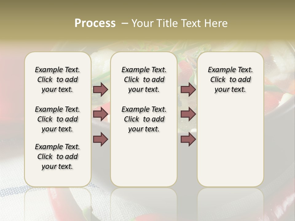 Brown Bowl Menu PowerPoint Template