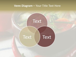 Brown Bowl Menu PowerPoint Template