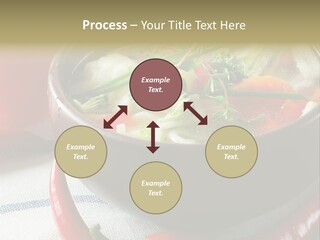 Brown Bowl Menu PowerPoint Template