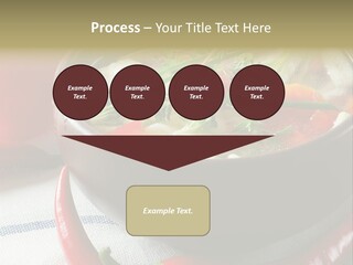 Brown Bowl Menu PowerPoint Template