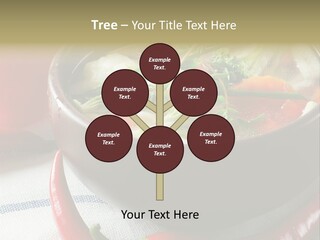 Brown Bowl Menu PowerPoint Template