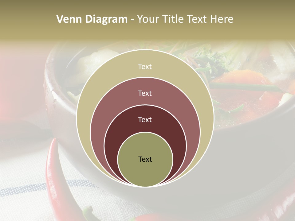 Brown Bowl Menu PowerPoint Template