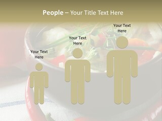 Brown Bowl Menu PowerPoint Template