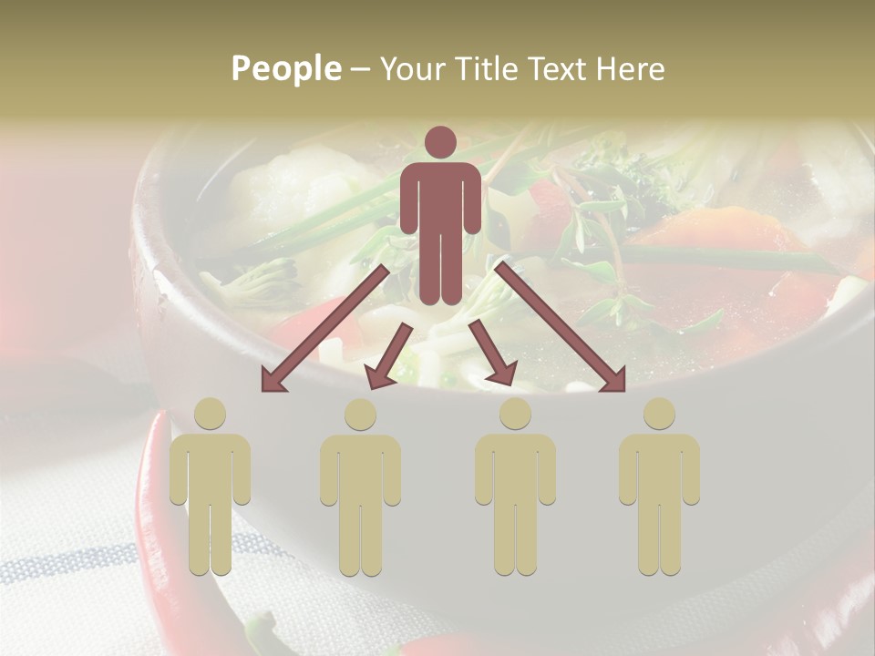 Brown Bowl Menu PowerPoint Template