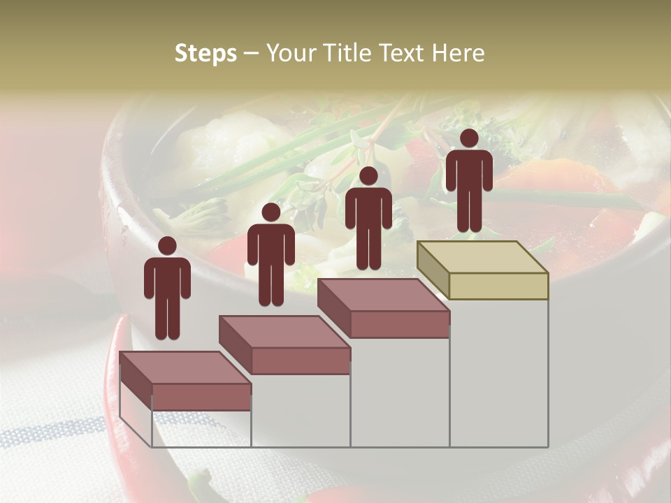 Brown Bowl Menu PowerPoint Template