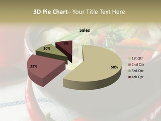 Brown Bowl Menu PowerPoint Template