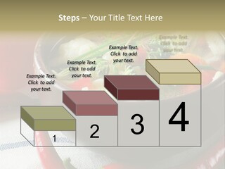 Brown Bowl Menu PowerPoint Template
