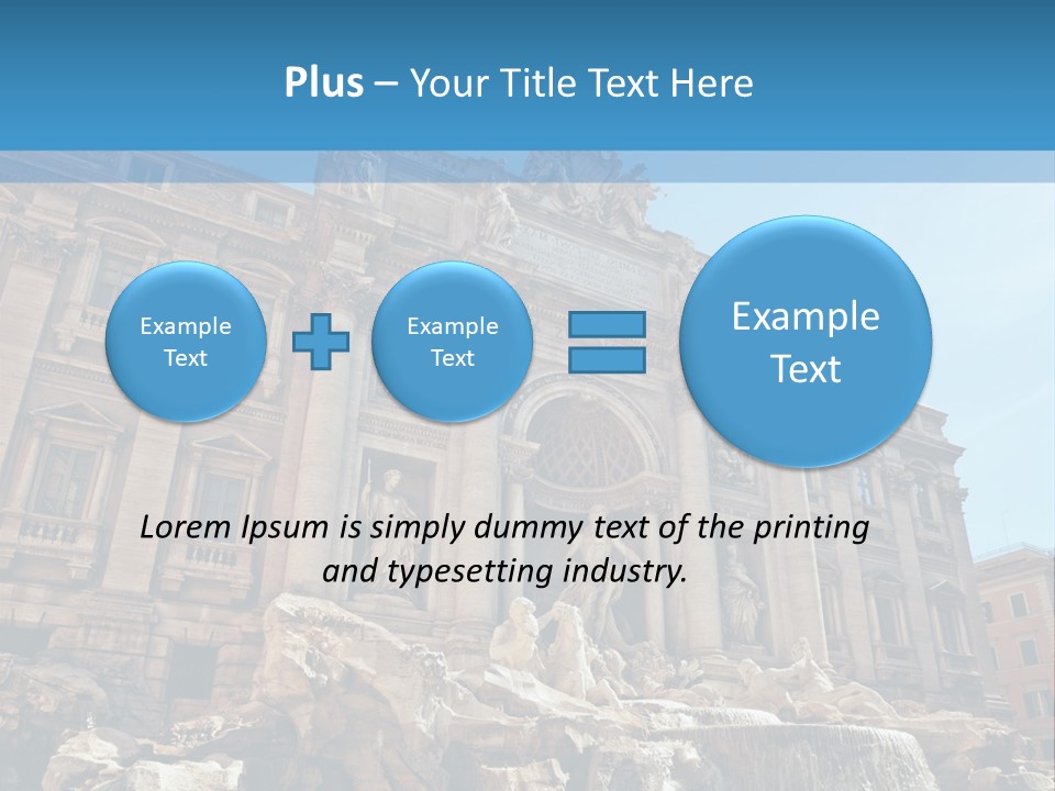 Italy Lazio Statue PowerPoint Template