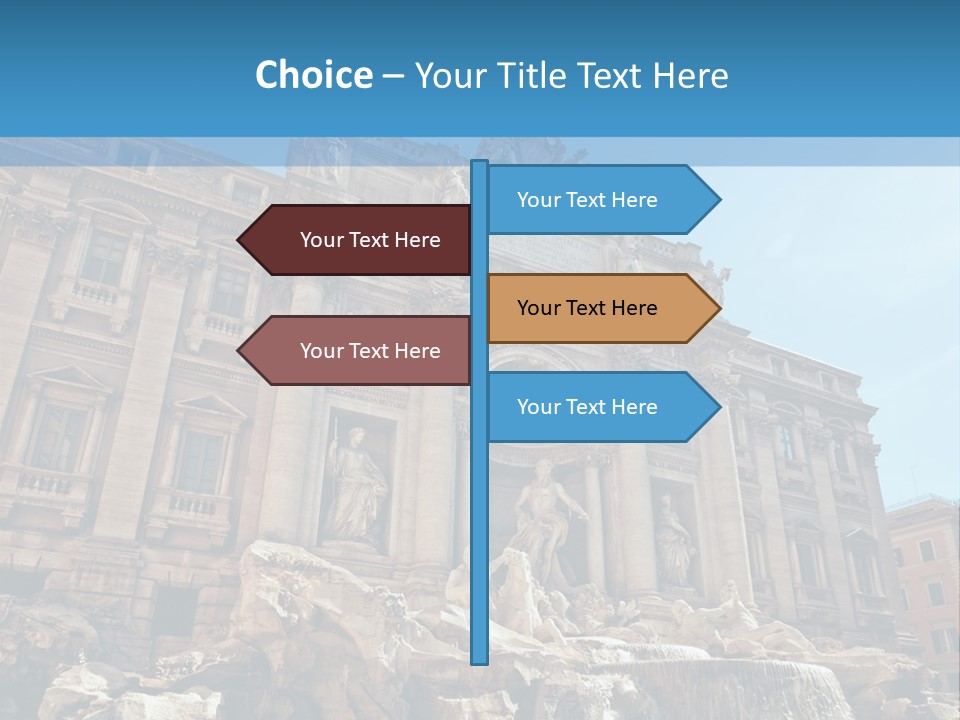 Italy Lazio Statue PowerPoint Template