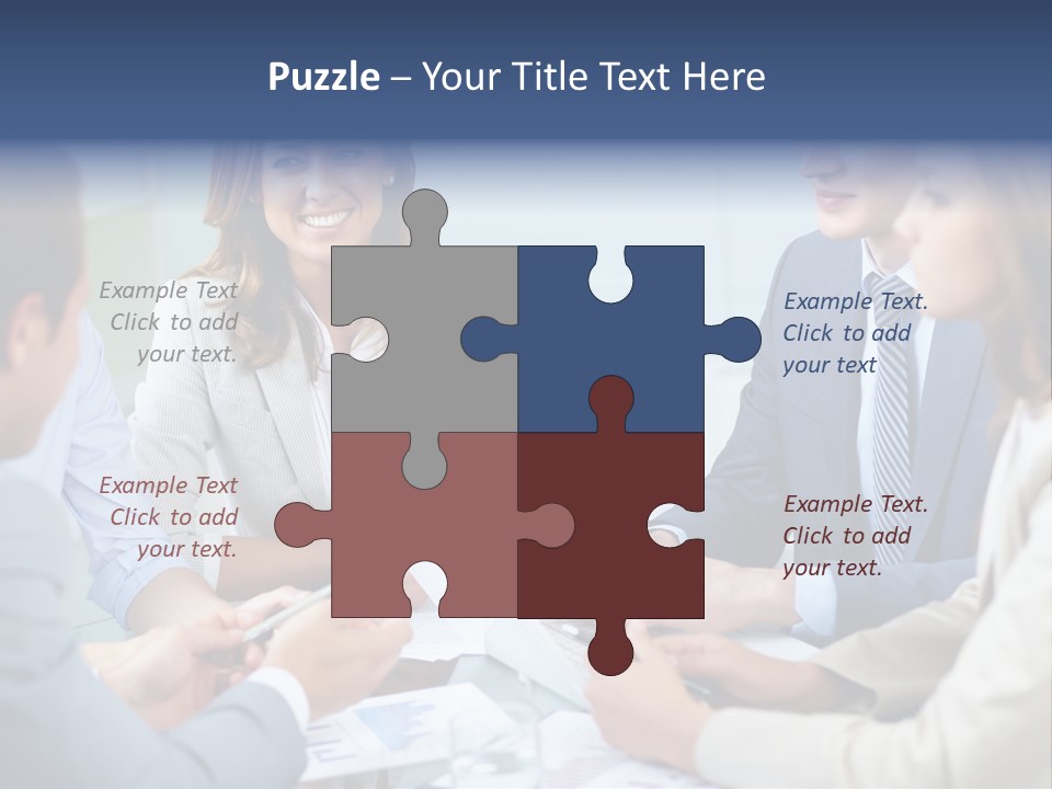 Training Woman Business PowerPoint Template