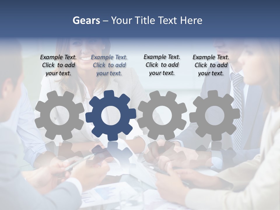 Training Woman Business PowerPoint Template