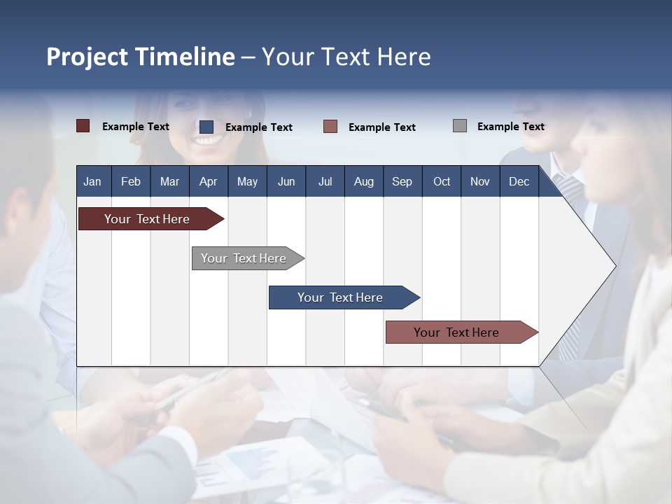 Training Woman Business PowerPoint Template