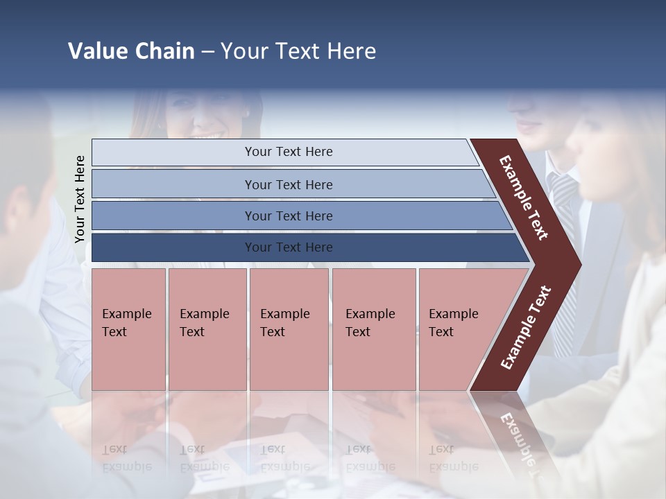 Training Woman Business PowerPoint Template