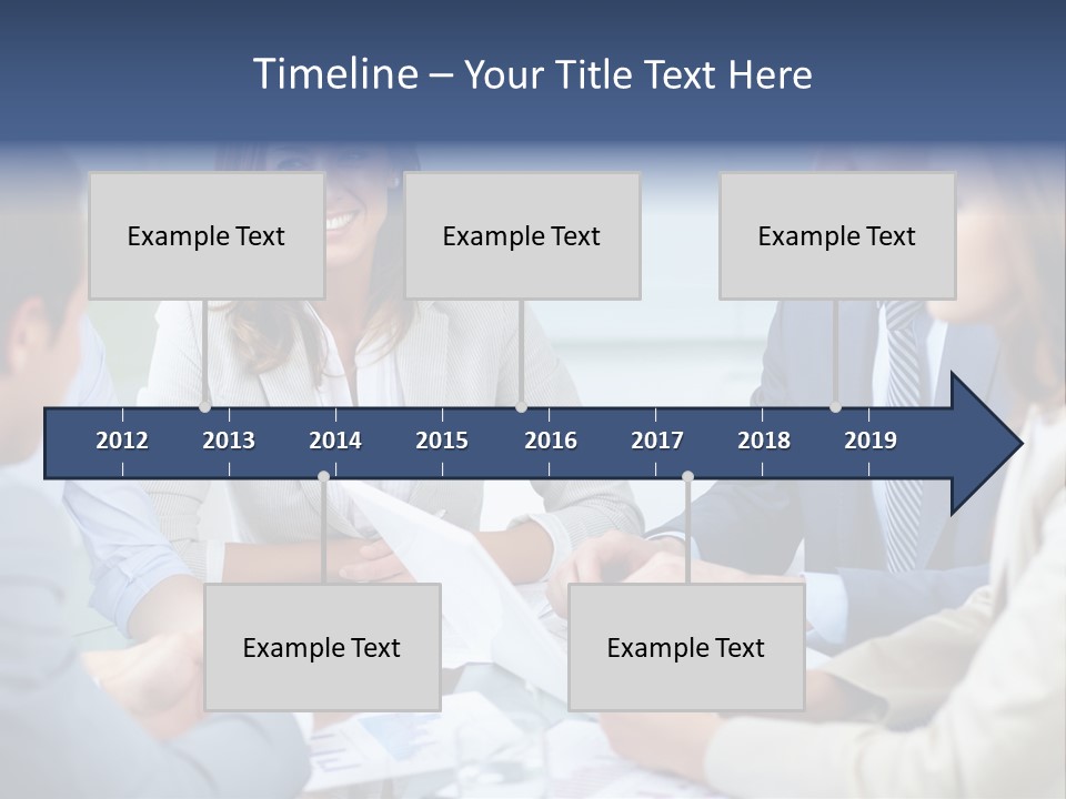 Training Woman Business PowerPoint Template