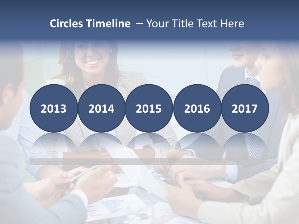 Training Woman Business PowerPoint Template