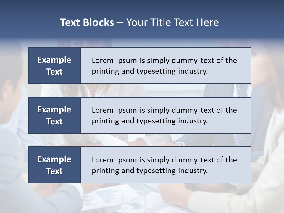 Training Woman Business PowerPoint Template