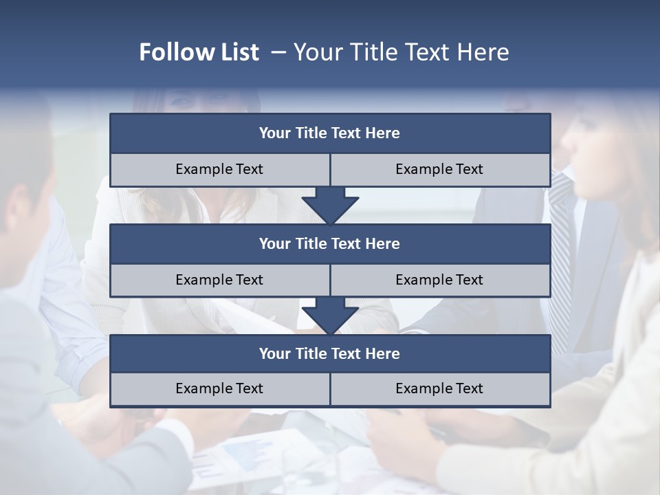 Training Woman Business PowerPoint Template