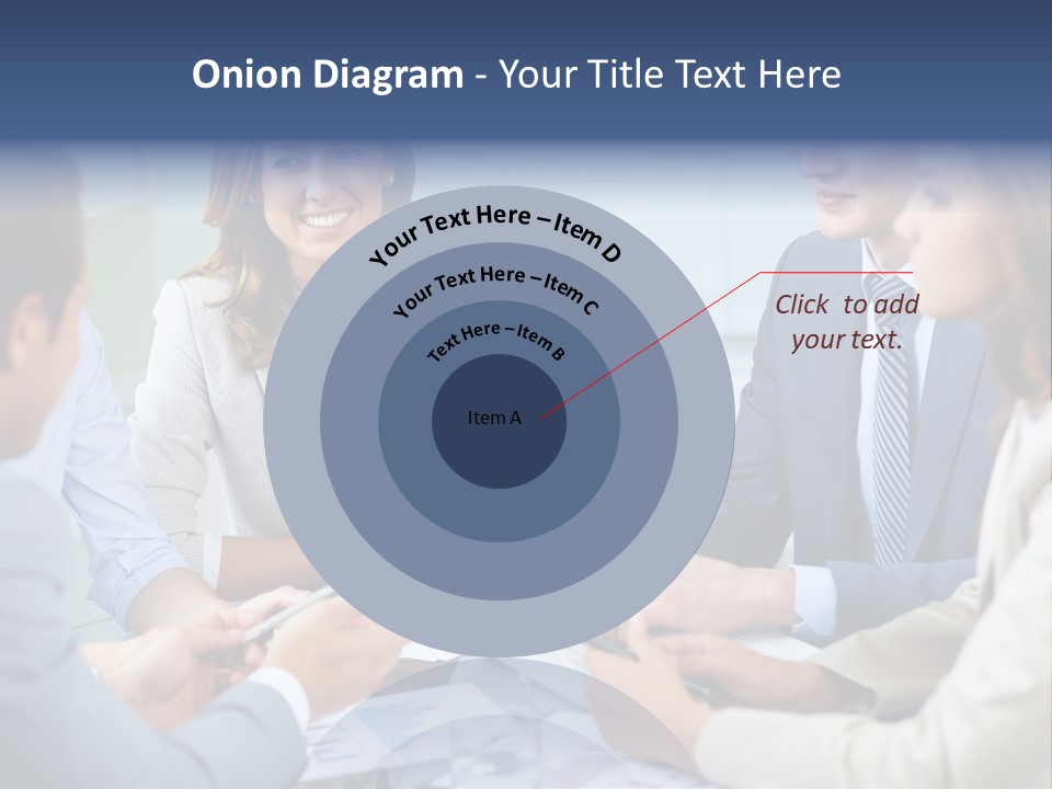 Training Woman Business PowerPoint Template