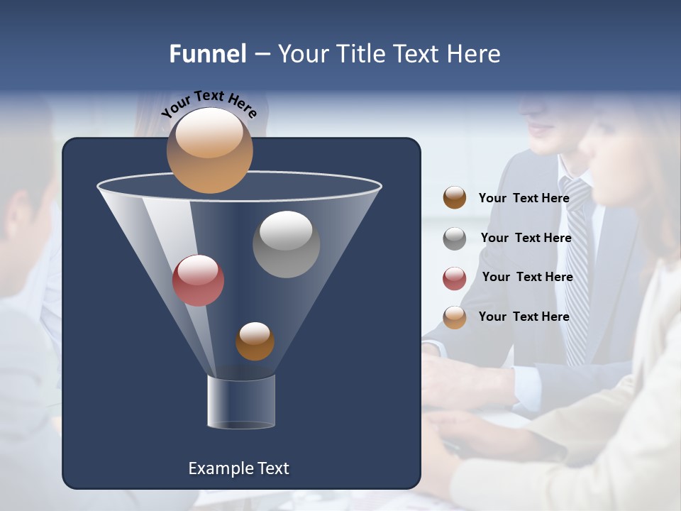 Training Woman Business PowerPoint Template